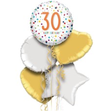 Happy 30th Birthday Balloon Bouquet